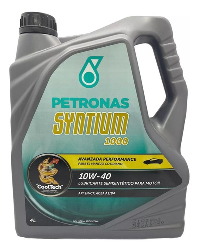 Lubricante Petronas Syntium 1000 10w40 4litros