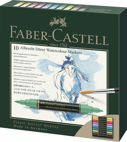 Faber-castell Albrecht Durer - Marcadores De Acuarela, 10 Co