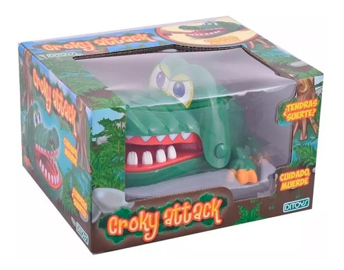 Juego Crocky Attack Game Cocodrilo Muerde Original Ditoys