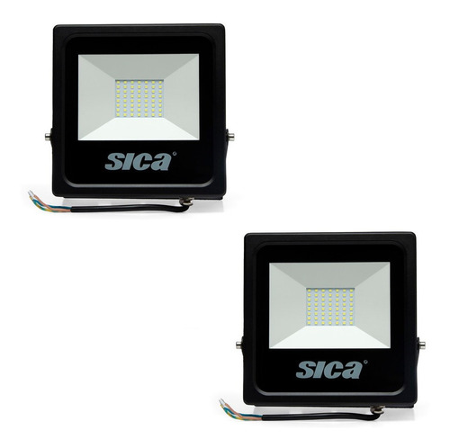 Pack X 2 Proyector Reflector Led 70w Ip65 Luz Fría Sica