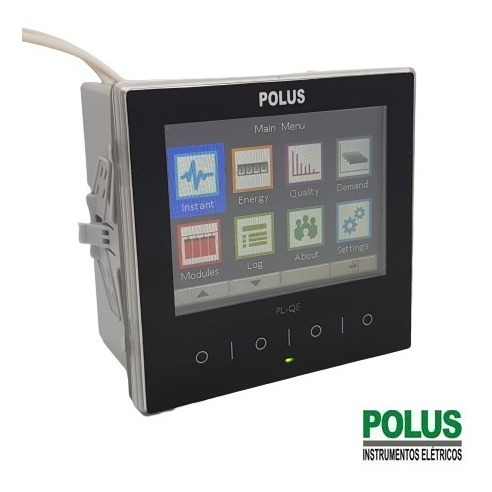 Analisador De Energia Trifásico C/ethernet Tcp/ip + Relátori