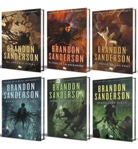 Libro Pack Nacidos en la Bruma (Mistborn) - 1, 2 y 3 De Brandon Sanderson -  Buscalibre