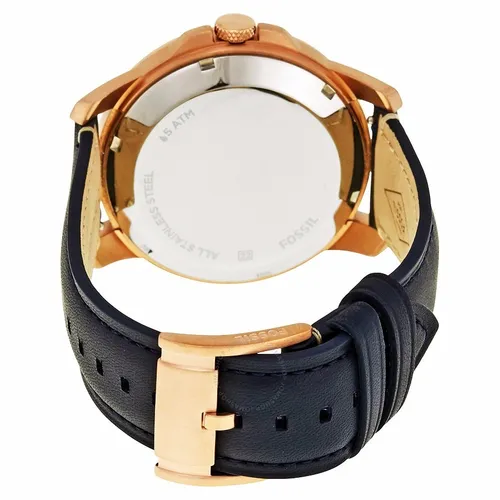 Reloj Fossil Me1162 Mov Twist Automatic Piel Azul Caballero