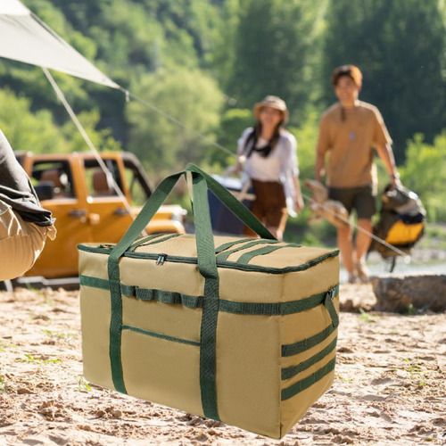 Bolsa De Almacenaje Para Excursiones Al Aire Libre 81l Caqui