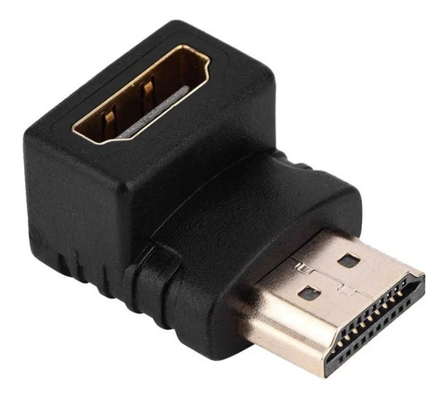 Conector Unión Hdmi En L 90 Grados Hdmi Macho A Hembra