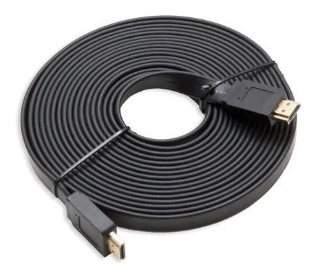 Cable Hdmi Plano 10 Mt Premium 100% Cobre Ver. 1,4b 2160 Dp