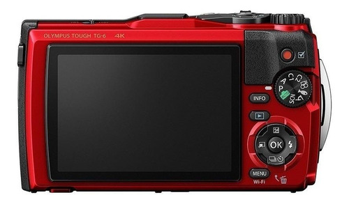 Olympus TG-6 compacta avanzada color rojo
