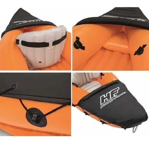 Kayak Inflable 2 Plazas Bestway Literapid X2 Con Remos Ofert