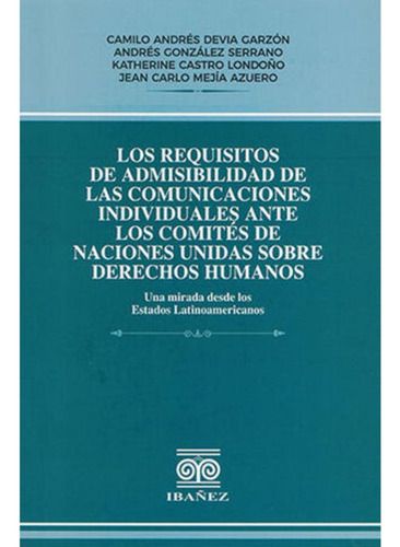 Libro- Requisitos De Admisibilidad De Las Comunicaciones In