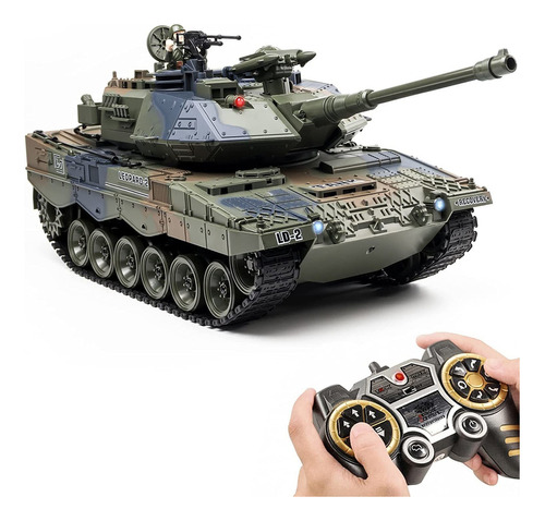 Tanques Rc, Escala 1:18, Ejército De Leopardo Alemán,...