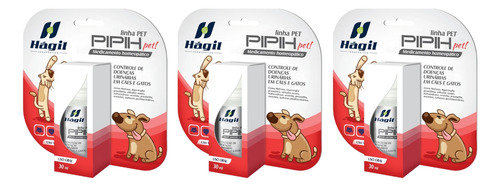 Kit 3un Pipih Pet 30ml Controle Do Sistema Urinário Cão/gato