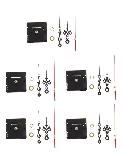 5 Sets Reloj De Pared Mecanismo De Movimiento Motor Forma De