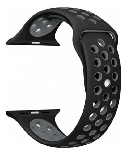 Brazalete de reloj inteligente Champion Ultra 9 W69 de silicona de 49 mm, color negro y gris