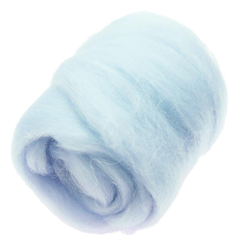 10g Fibra Artesanías De De Mano Azul