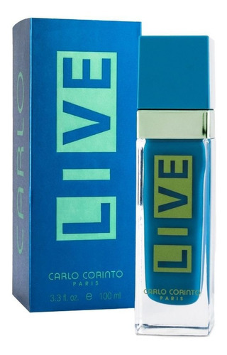 Perfume De Hombre Carlo Corinto Live Eau De Toilette 100ml