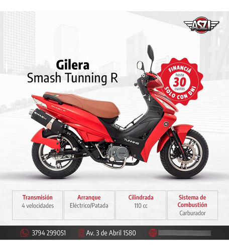 Gilera Smash Tunning R - Aszi Motos