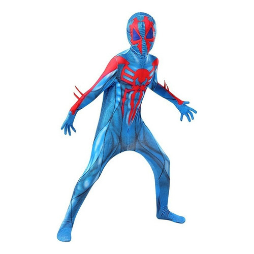 Traje De Combate Azul De Spider Man 2099 Para Adulto, Modelo