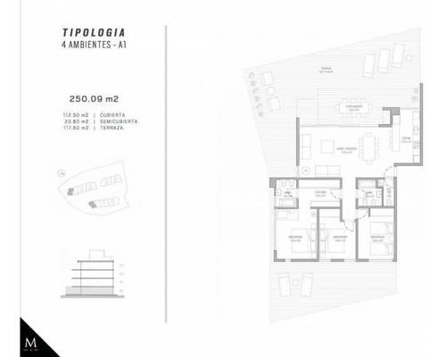 Imagen 2 de 12 de Excelente Departamento En Venta (4 Ambientes - Pb) - Residence, Pilará