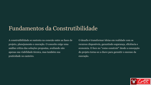 Construtibilidade Em Obras Prediais