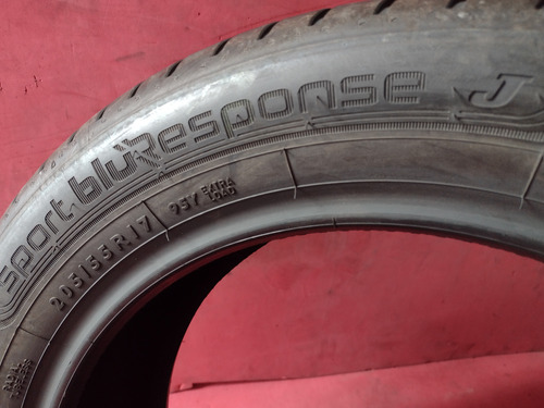 Pneu 205 55 Aro 17 Dunlop Blueresponse Usado Meia Vida Y (Usado)