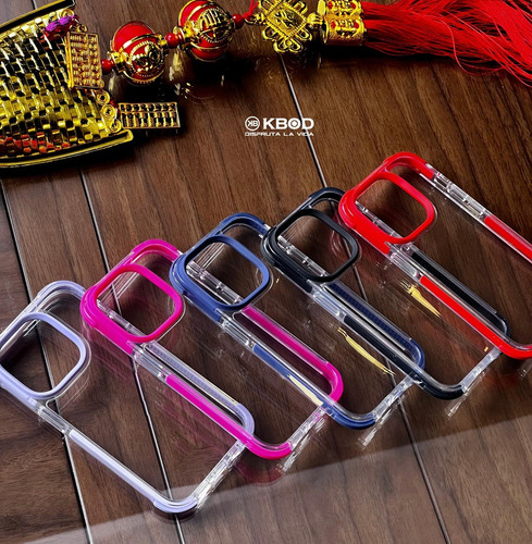 Funda Para Celular Moba Case Colores Para Iphone Y Samsung Negro Iphone 15 Promax