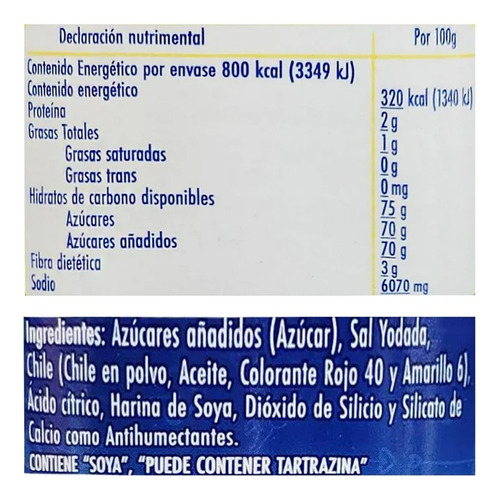 Miguelito Original 5 Piezas De 250 G