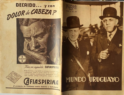 Mundo Uruguayo N° 1057 El Atentado Al Dr. Terra 1939