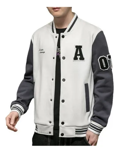 Chamarra universitaria hombre new arrivals