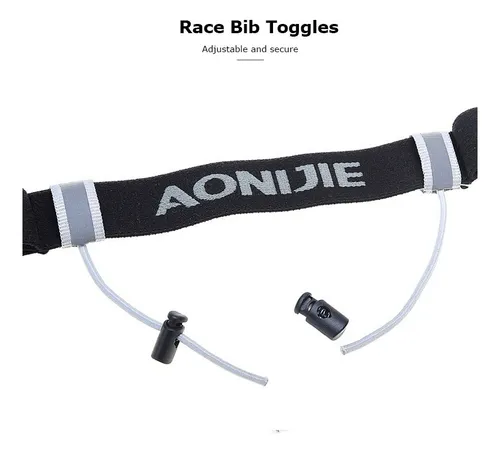 Cinturon Gel Running Triatlon Para Numero De Corredor