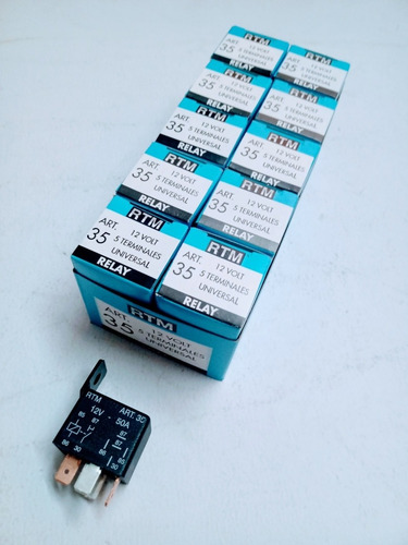 Relay Universal 5 Patas 12 Volts 50 Amp * 10 Unidades *