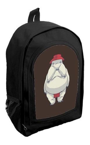 Mochila Negra Infantil Nena Nene Totoro Anime Tt3