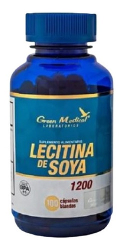 Lecitina De Soya 1200mg 100 Caps Bdas. Elimina El Colesterol