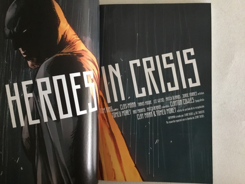 Cómic - Universo Dc Heroes In Crisis (Usado)