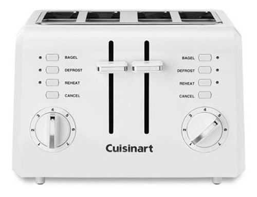 Cuisinart Cpt-142 Tostadora De Pan 4 Rebanadas Amplias
