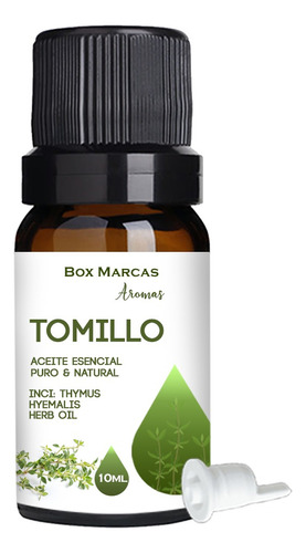 Aceite Esencial Puro Y Natural De Tomillo 10ml Aromaterapia