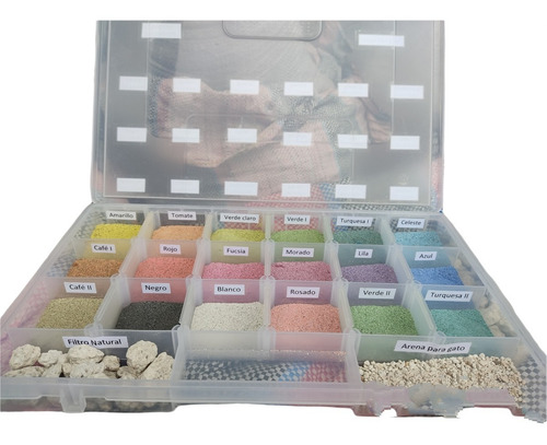 Imagen 2 de 2 de Arena De Colores Decorativa