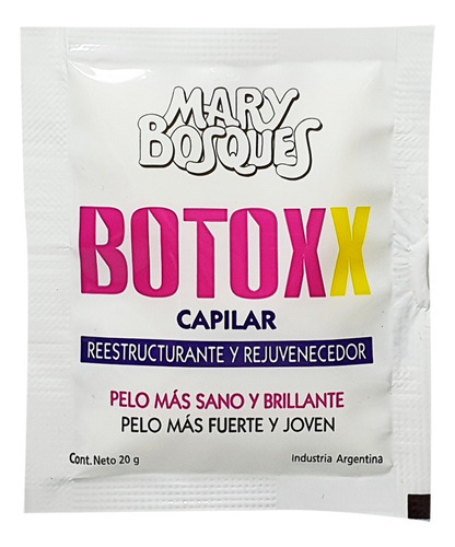 Botoxx Capilar Reestructurante Sobre X20g Mary Bosques