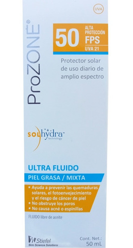 Prozone Invisible Protector 50 Fps Ultra Fluido Bloqueador