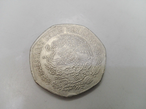 Moneda 10 Pesos Cura Hidalgo Gruesa Año 1981 Circulada #1