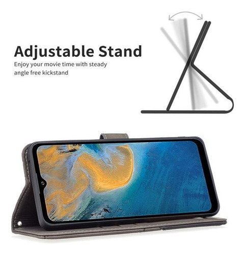 Funda Tipo Cartera Con Tapa Para Zte Blade A51, A71, A31, Fu