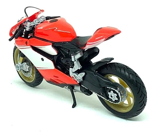 Miniatura Ducati 1199 Superlegera 2014 Vermelha 1/18 Maisto Cor Vermelho