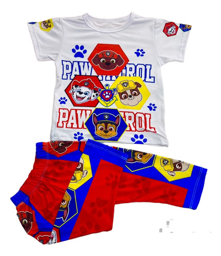 Conjunto Para Niño Paw Patrol Pijama Conjunto Multiuso 