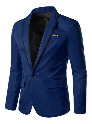 Blazer Blazer Ternos Masculino Elegante Casual Solid Blazer