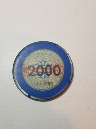 Imagen 4 de 7 de Antiguas Fichas Casino 2000 Lote X 2 Ro 1980