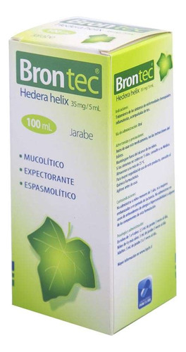 Brontec Jbe 35mg/5ml Fco 100 Ml Jarabe Hedera Helix