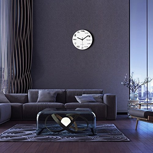 Matematicas Reloj Timelike Unique Reloj De Pared Diseño Mod