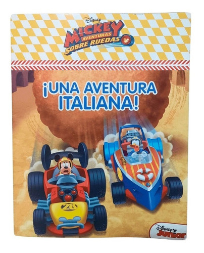 Libro De Cuentos  Mickey Sobre Ruedas Una Aventura Italiana