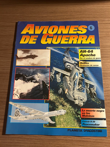 Revista Aviones De Guerra N°6 Planeta De Agostini