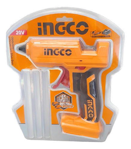 Pistola Silicona Inalamb.20v S/ Bateria S/cargador Ingco