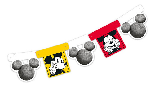 Faixa Decorativa Festa Mickey Fãs - 01 Unidades - Regina
